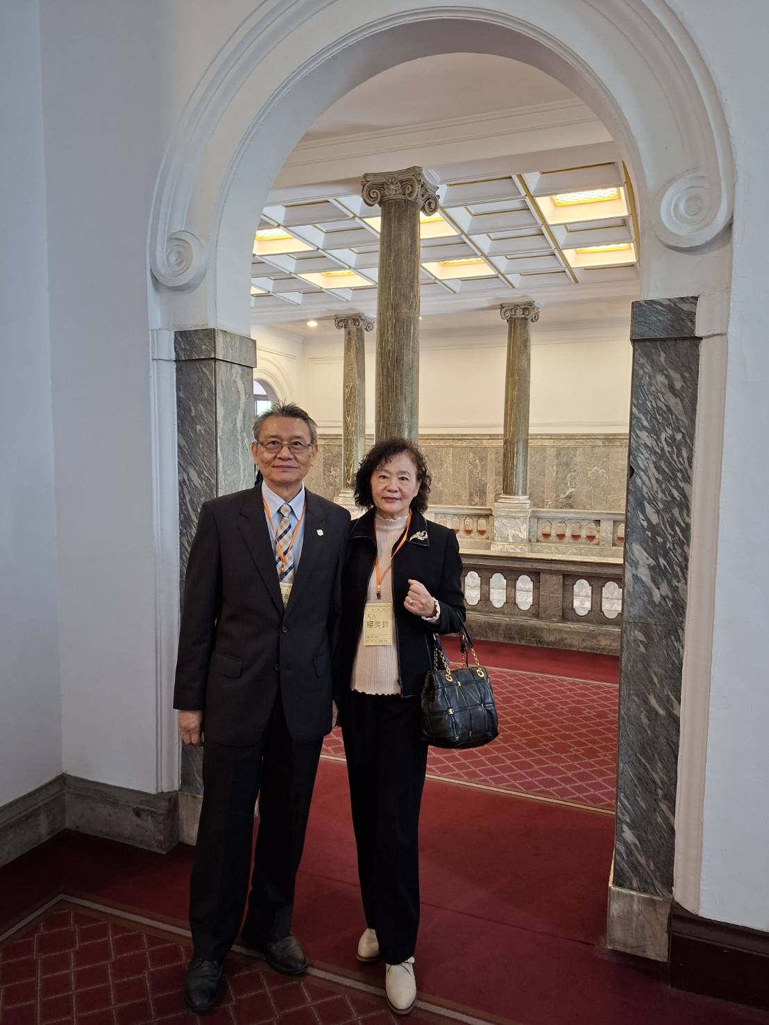 1140105 廖年亨理事長率領本會理監事入府晉見總統