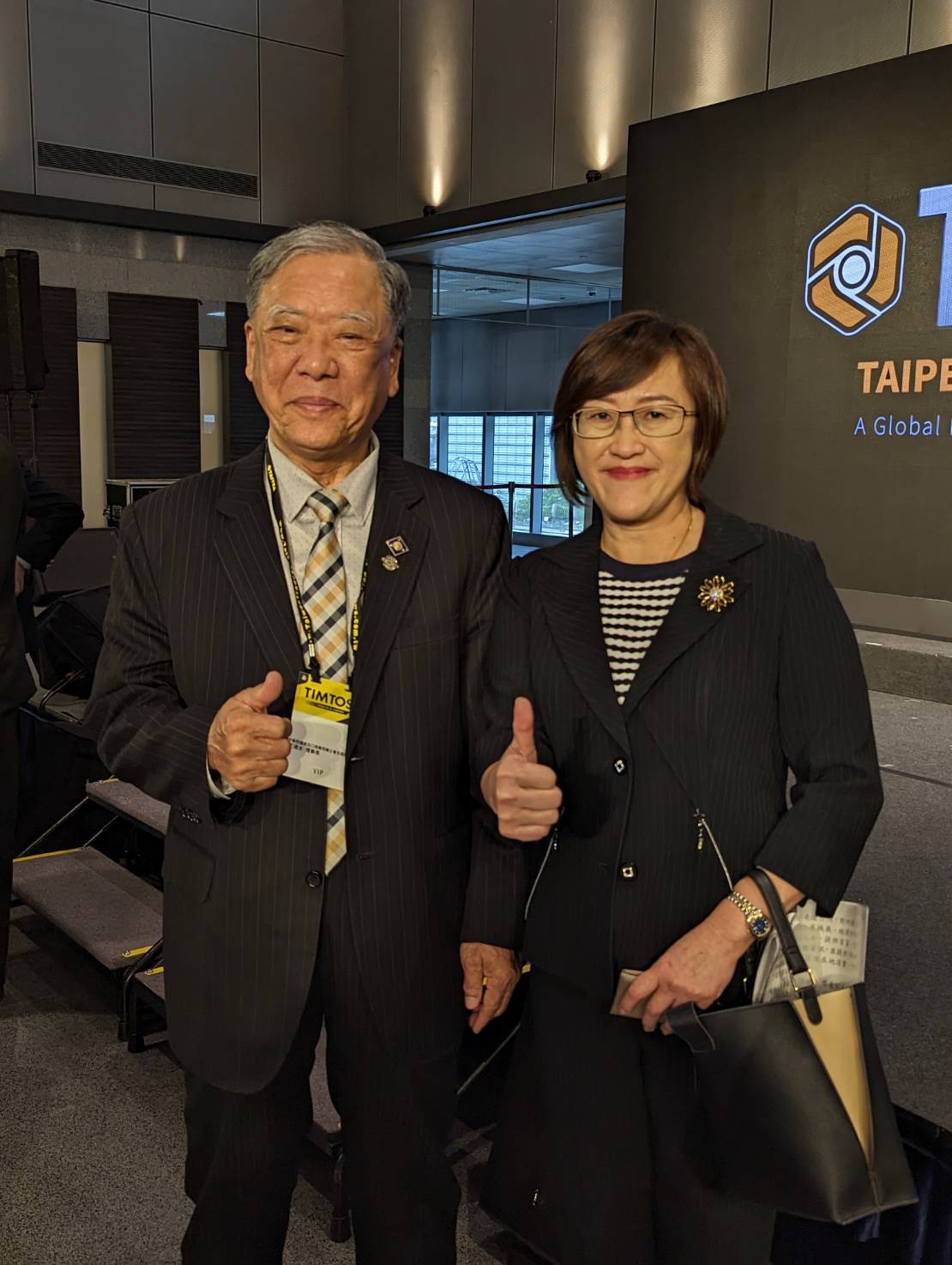 1140303 本會理事長王清水先生應邀出席由外貿協會與機械公會共同主辦的台北國際工具展開幕典禮